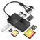 Ardaddyn Memory Stick pro Duo Adapter Reader 8 in 1 SDTFMSCFXD Card Reader for iPhoneComputerUSBC Device LightningUSB AUSB C Multi Memory Card Reader with 3 USB 20 Ports XD Picture Card Reader