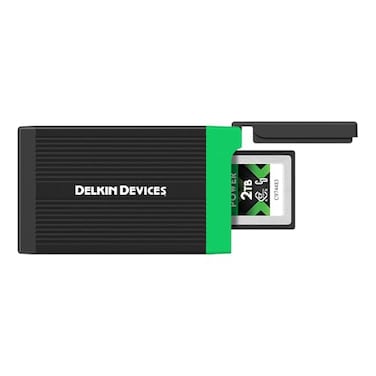 Delkin Devices USB 32 CFexpress Type B Card Reader HighSpeed 10Gbps Data Transfer Compatible with Windows Mac DDREADER54