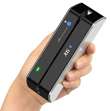 TNAIVE X6 Bluetooth Card Reader Writer USB 3 Tracks Swipe Encoder