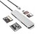 EZQuest USB C CFast 20 Card Reader 5 in 1 with UHS II SD UHS II Micro SD CF and MS Portable USB C SD Card Reader Compatible with Laptops and Other Type C Devices