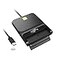Recbot CAC Reader USB C CAC Reader Military USB C Smart Card Reader Common Access CAC Card Reader Military Compatible with Windows Mac OS and Linux