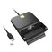 Recbot CAC Reader USB C CAC Reader Military USB C Smart Card Reader Common Access CAC Card Reader Military Compatible with Windows Mac OS and Linux