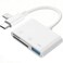 SUNTRSI SD Card Reader for iPhone iPad Micro SD Card Reader Memory Card Reader with USB Adapter Plug and Play Trail Game Camera Card Viewer Supports SD and TF Card No App Required