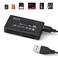 Wansurs Micro SD Card Reader 6 in 1 Memory Card Reader for SDMicro SDCFXDMS ProM2 Card Compatible with Win781011