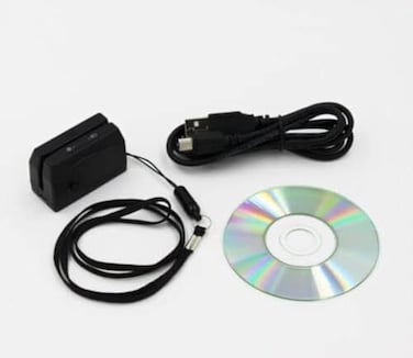 Deftun MINIDX3 Portable USB Card Reader transfers Data to MSR605X MSRX6 MSRX6BTMINIDX3