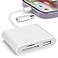SZHAIYIJIN SD Card Reader for iPhone Memory Card Reader with USB Camera Adapter Plug and Play Trail Game Camera Viewer Supports SD and TF Card MicroSD Card Adapter for iPad No App Required