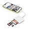 SZHAIYIJIN CF SD Card Reader for iPhone iPad 3 in 1 Compact Flash Memory Card Reader Adapter 3Slot MicroSD CF SD Trail Game Digital Camera Viewer for iPhone 1414 Pro1313 Pro No App Required