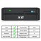 HZGOTech X6 BT Bluetooth Magnetic VIP Card Reader Writer USB 3 Tracks Swipe Encoder Upgraded Black Version