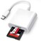 ChiaoPio Trail Camera USB C SD Card Reader 2 in 1 USBC to Memory Card Adapter with SD MicroSD DualSlot Compatible with iPhone 15 iPad Mac MacBook ProAirMini Samsung Android Laptop