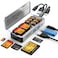 JOOPSHEE 8in1 Multi SD Card Reader Adapter Aluminum with Card Storage Carrying Box SDTFCFMSXDCfastMemory Stick Pro Duo USB30 CA Port for PhonePadPCLaptopNo Application Required Plug and Play