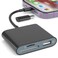 SZHAIYIJIN SD Card Reader for iPhone Memory Card Reader with USBC to Lightning Adapter Plug and Play Trail Game Camera Micro SD Card Viewer Support SDTF Card and USB for iPad No App Required Black