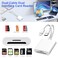 Denlane SD Card Reader for iPhone iPad USB C Lightning Dual Interface Memory Card Reader Digital Camera Adapter to iPhoneMacBookUSBC Laptop for SDTFSim Card Plug Play Camera Accessories
