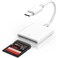MTIQHS iPhone SD Card Reader USB C Digital Camera Adapter iPhone 17 Trail Camera SD Card Reader USB C Memory Card Reader for iPhone 171615iPadMacBookiMacGalaxyAndroid