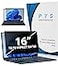 PYS Laptop Privacy Screen 16 Inch Removable Laptop Screen Privacy Shield for 1610 Widescreen Display Anti Glare Blue Light Screen Filters for Eye Protection Black