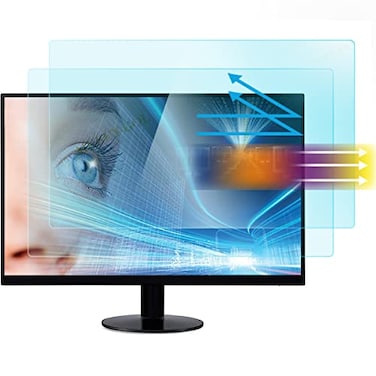 MUBUY-GOL Blue Light Screen Protector 20 inch Monitor 2 Pack Desktop Monitor 169 Widescreen Reduce Glare Reflection and Eyes Strain Help Sleep Better 174 W x 98 H