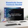 VERPONITY Magnetic Computer Privacy Screen 27 Inch Aesthetic Hanging Privacy Screen for Computer Monitor with AntiBlue Light Coating Removable PVC Magnetic Attachment Computer Monitor Privacy