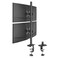 Suptek Dual LED LCD Monitor Stand up Desk Mount for 2 Two Screens up to 32 inch Extra Tall 315 Pole Heavy Duty Fully Adjustable Stand Vertical Array MD6802