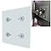 NOBER VESA Mount Adapter Bracket Kit NonVESA Mounting Universal for 75 VESA Monitor Arm Compatible