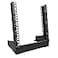 QiaoYoubang 6U Small Desktop Network Rack 10 inch Mini Open Frame Desktop Cabinet for 10 inch Network Servers Audio Video and Studio Equipment Free Standing Home Office Rack 6U