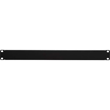 Navepoint 1U Blank Rack Mount Panel Spacer for 19Inch Server Network Rack Enclosure Or Cabinet Black