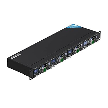 UCTRONICS Pi Rack Pro for Raspberry Pi 4B 19 1U Rack Mount Support for 4 25 SSDs Secure Shutdown 096 Color Display