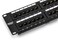 TRENDnet 48Port Cat6 Unshielded Patch Panel Wallmount or Rackmount Compatible with Cat3455e6 Cabling for Ethernet Fast Ethernet Gigabit Applications Black TCP48C6