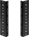 TECHTOO 4U Vertical Rack Rail Pair DIY Kit with Hardware for Network EquipmentServerUPS Mounting Rail Kit 4U