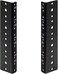 TECHTOO 4U Vertical Rack Rail Pair DIY Kit with Hardware for Network EquipmentServerUPS Mounting Rail Kit 4U