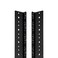 NavePoint 16U Vertical Rack Rail Pair DIY Kit with Hardware Black