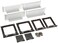 APC Standard UPS Rack Mounting Kit Silver SRTRK3