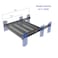 JINGCHENGMEI 1U Sliding Rack Shelf 4Post Vented Rack Mount Shelf 1417 Deep with Adjustable Mounting Depth 1522 for 19 Inch AVNetwork Equipment RackDisassembled Black 1522