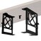 Freejia Adjustable Under Desk PC Mount Mount Bracket HolderCompatible withUPSCPUSmall Form Factor Desktop TowerHeight 428 in