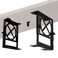 Freejia Adjustable Under Desk PC Mount Mount Bracket HolderCompatible withUPSCPUSmall Form Factor Desktop TowerHeight 428 in