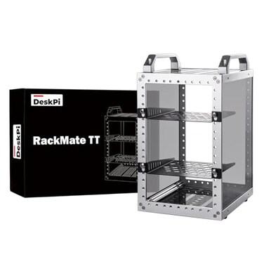 GeeekPi DeskPi RackMate TT Mini Server Cabinet for Mini PC Network Servers Audio and Video Equipment