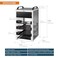 Tecmojo 9U Network Rack 10 inch Mini Server Rack with 2 Side Translucent Panels 2 Top Handles 787 inch Deep for 10 inch IT Equipment AV Devices White