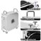 Geekria Chassis Stand Acrylic Computer Case Holder Compatible with Apple 2024 Mac mini M4 M4 Pro Mount Desktop Accessories Optimized Heat Dissipation Transparent