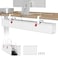 Univivi No Drill Under Desk Cable Management Tray 36 Cord Organizer for Table ClampScrew Mount Desk Cable Management Premium Fabric Cable Management Tray for Office Home