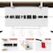 Univivi No Drill Under Desk Cable Management Tray 36 Cord Organizer for Table ClampScrew Mount Desk Cable Management Premium Fabric Cable Management Tray for Office Home