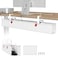 Univivi No Drill Under Desk Cable Management Tray 36 Cord Organizer for Table ClampScrew Mount Desk Cable Management Premium Fabric Cable Management Tray for Office Home