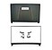 wzqrps Replacement Laptop LCD Cover Back Rear Top Lid with Front Bezel Hinges for MSI GE75 GP75 GR75 GL75 Raider 8SG 8SF 8RE 8RF MS17E1 E2 MS17E4 MS17E7 3077E2A211Y311 3077E2A213Y 3077E2A213 Black