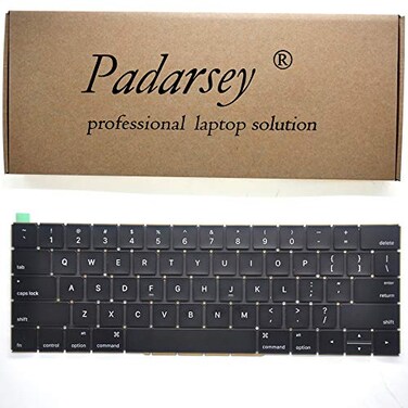 Padarsey Replacement US Layout Keyboard for MacBook Pro 13 inch A1706 MacBook Pro 15 inch A1707 Touch Bar Only Compatible Late 2016 mid 2017 Year