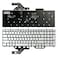 GinTai RGB Laptops Keyboard Backlit US Replacement for Dell M17 R2 M17 R3 C5VV3 0C5VV3 PK132VQ2F01 RGB White