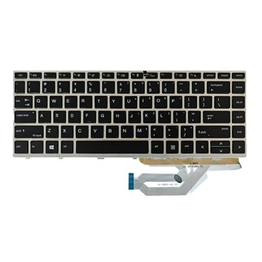 Abakoo New Keyboard Compatible with HP Probook 430 G5 440 G5 445 G5 L01071001 with Backlit Frame US Black