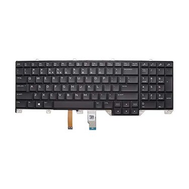 Abakoo New Replacement for Dell Alienware 17 R4 P31E 00WN4Y 0WN4Y PK131QB1A00 US Layout Backlit Keyboard