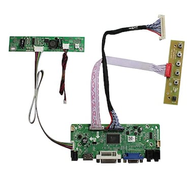 VSDISPLAY 17 19 1280x1024 6Pin LED Backlight 30Pin LVDS LCD VGA DVI Audio Controlller Kit Fit to Modification LCD M170ETN01 1 M170ETN013 M190ETN010 G190ETN010