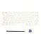 Ojguct Replacement US Keyboard Full Set of Keycap Keys No Hinge and Tool Applicable for ipad ProAir 1112913 inch Magic Keyboard Key Cap MKB1 White