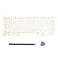Ojguct Replacement US Keyboard Full Set of Keycap Keys No Hinge and Tool Applicable for ipad ProAir 1112913 inch Magic Keyboard Key Cap MKB1 White