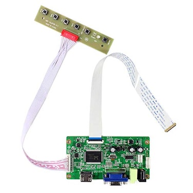 LCDBOARD VGA Controller Board 30 Pin eDP for 1920x1080 NV140FHM B156HAN011 LP156WF4 NV156FHM N156HGEEA1 B173HAN010 N173HCE E11 E21 E31 LP173WF4 116 133 14 156 173 inch LCD Screen