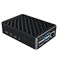 Miuzei Case for Raspberry Pi 4 Aluminum Case Passive Cooling Metal Case Enclosure Housing with Heatsink Cooler Compatible with Raspberry Pi 4 Model B