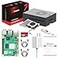 iRasptek Starter Kit for Raspberry Pi 5 RAM 8GB 128GB Edition of OSBookworm PreLoaded Aluminum Case